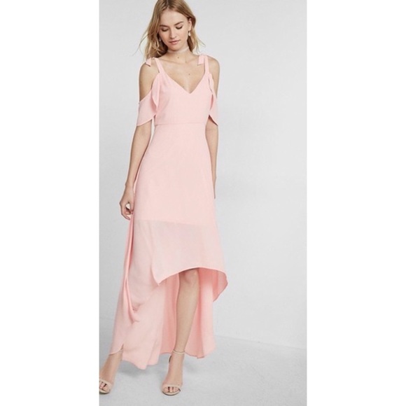 Express | Dresses | Express Cold Shoulder High Low Maxi Dress | Poshmark
